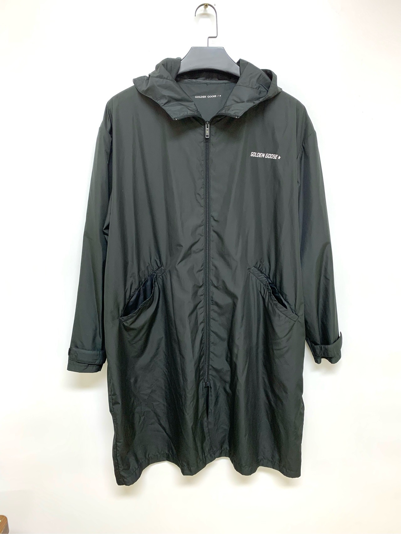 全新未使用  【Goose】深色印花风衣/U码 Y11658456