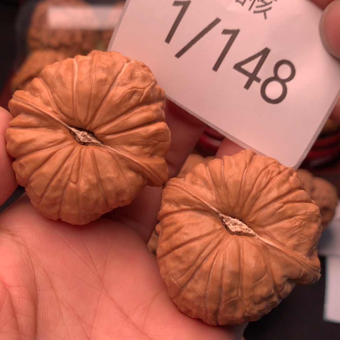 文玩核桃把件果45南瓜墩