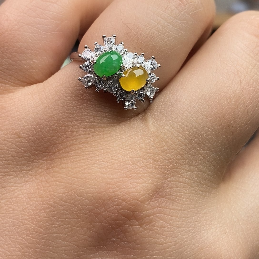 翡翠未镶嵌戒指翡翠