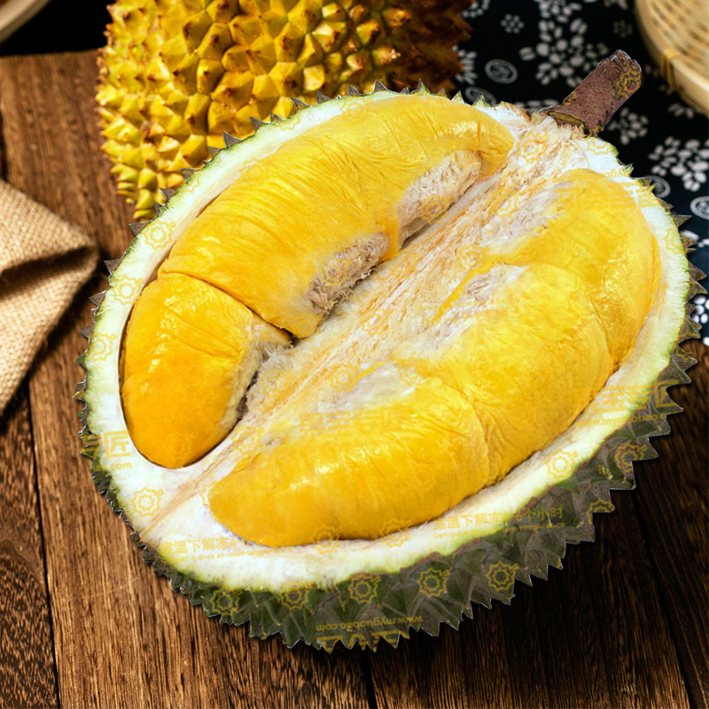 新猫山王整果鲜榴莲2斤-8斤马来西亚空运进口核小限时特价猫山王马来西亚