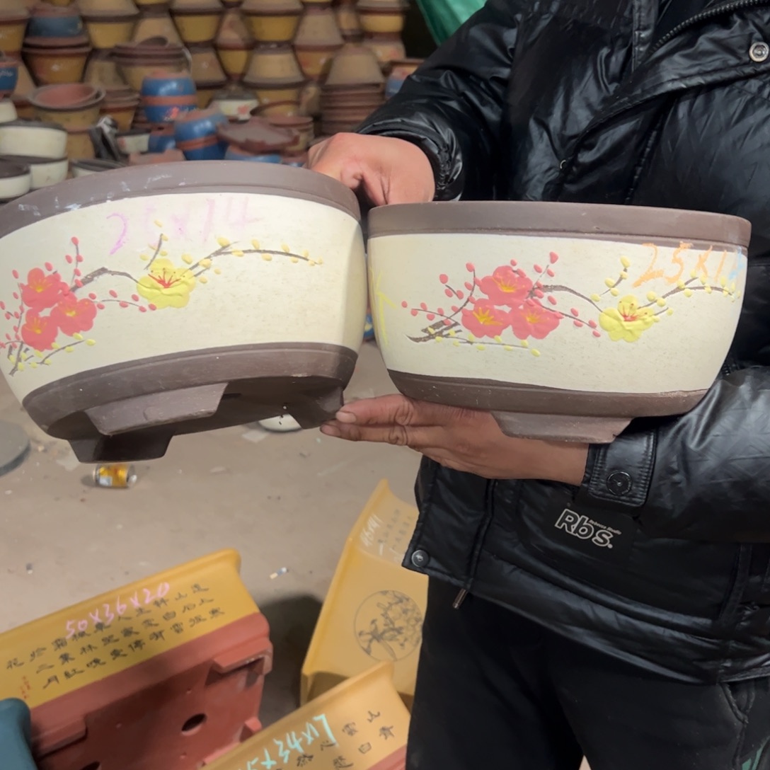 紫砂花盆紫砂花盆