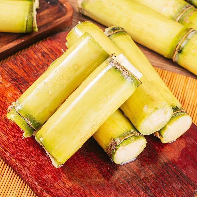 【1根】黄金甘蔗整根带皮7-8斤，去皮4斤以上