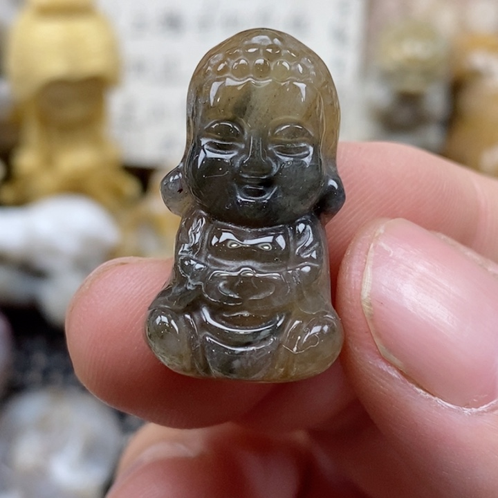 颈饰未镶嵌硅化珊瑚（珊瑚玉）小