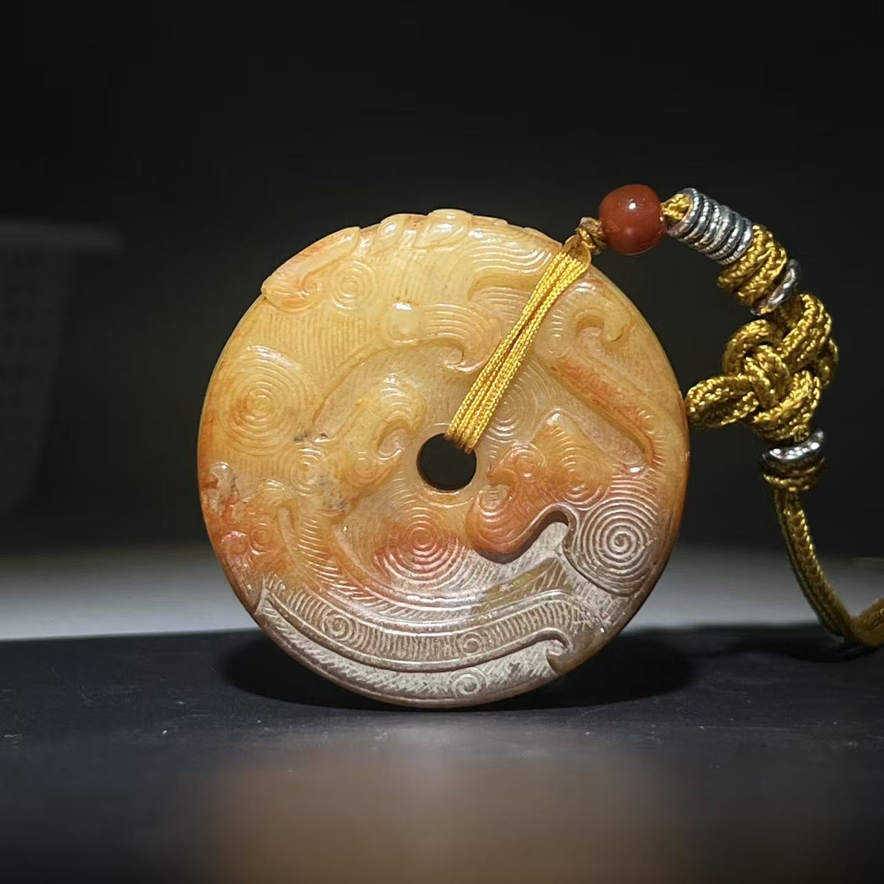 【明代】-螭龙平安扣2510180174