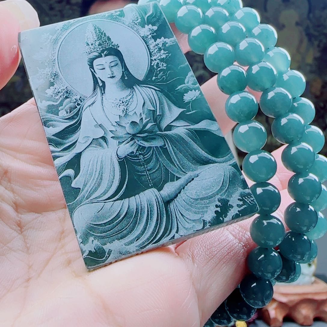 翡翠未镶嵌颈饰11111111