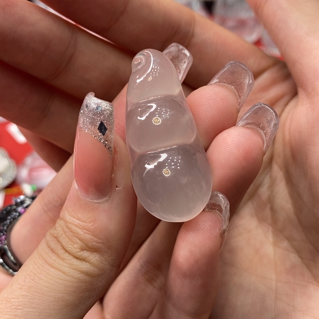 未镶嵌豆子石英质玉