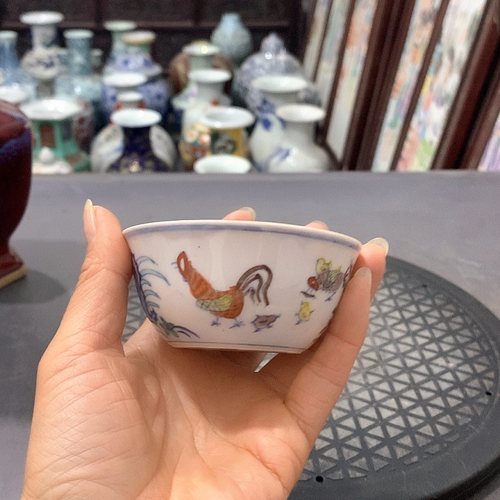 摆件陶博古架陶瓷摆件