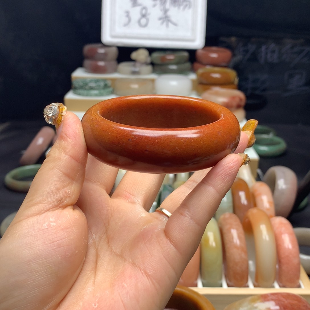 石英质玉手镯未镶嵌感***心