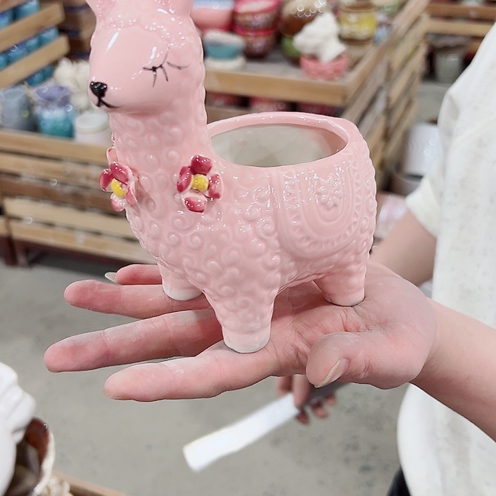 有孔.凑满10元发货多肉陶瓷花盆！