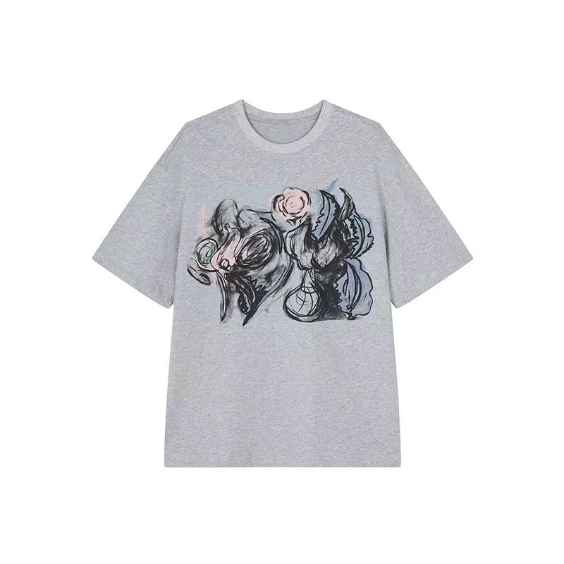 【李不了】汉麻涂鸦印花短袖2330