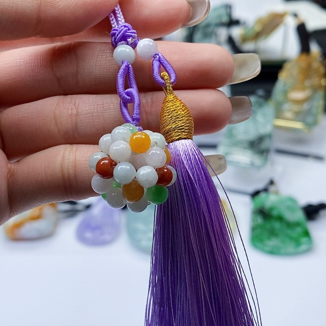 颈饰未镶嵌翡翠翡翠A货