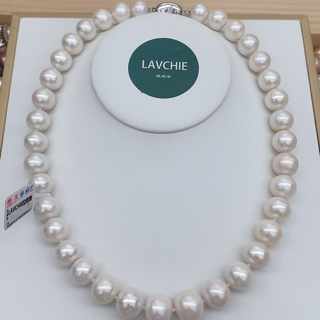 淡水珍珠颈饰银S925镶嵌