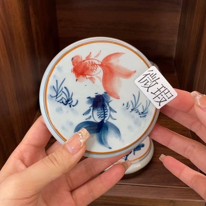 釉下老陶泥手工绘制