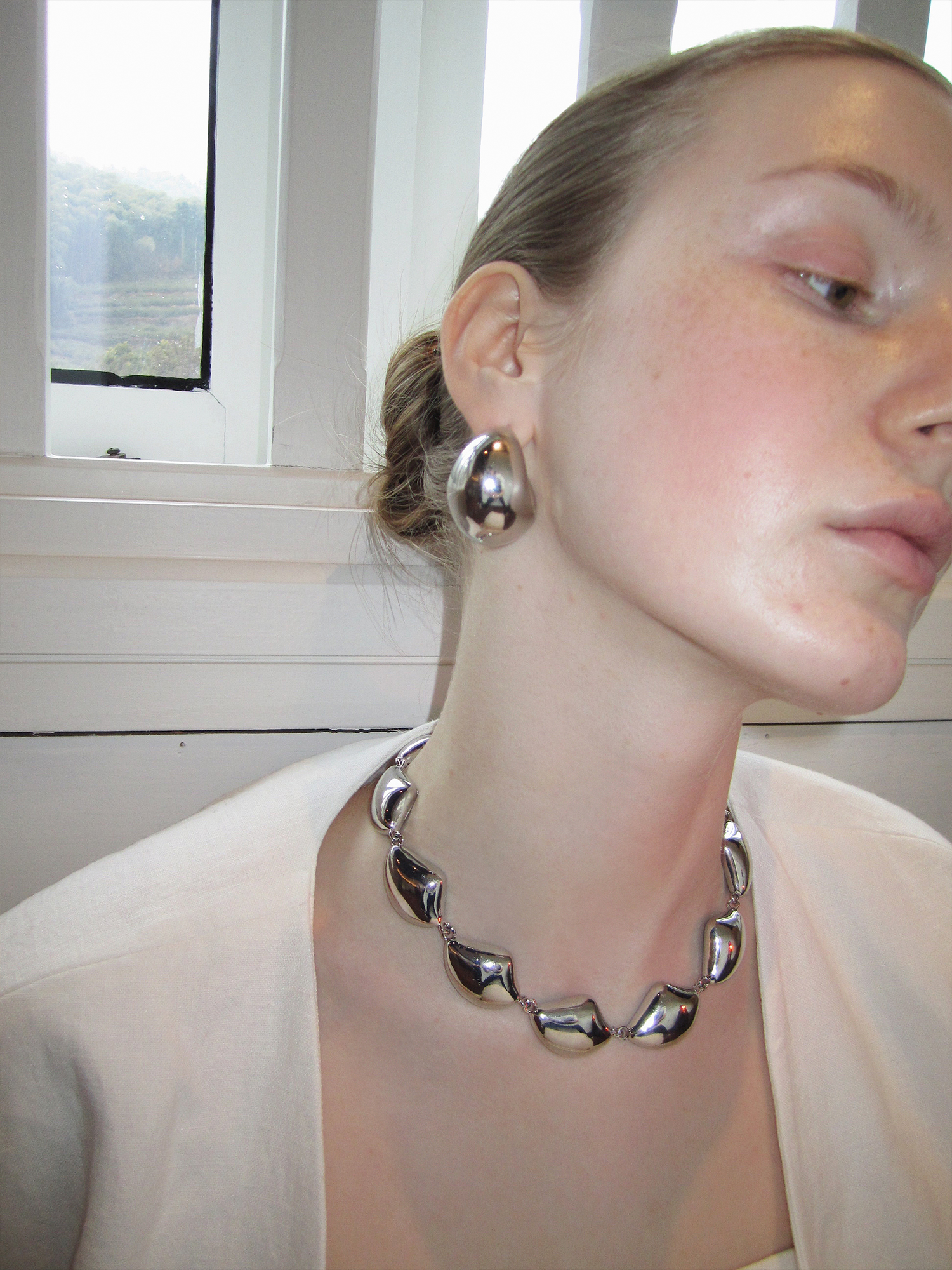 合金耳饰 私人定制重工艺金属耳环25057