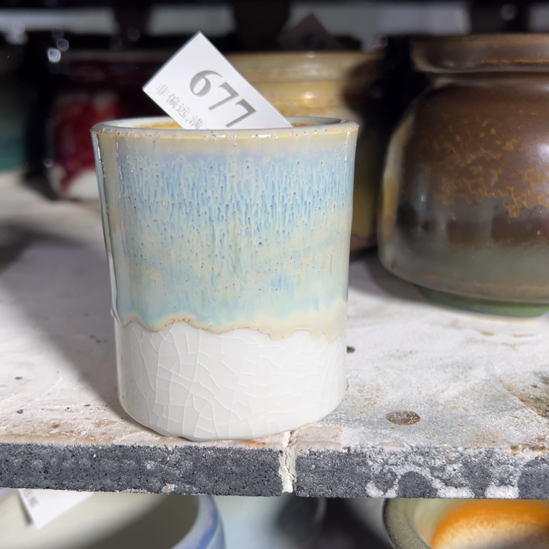 红陶景德镇手工花盆