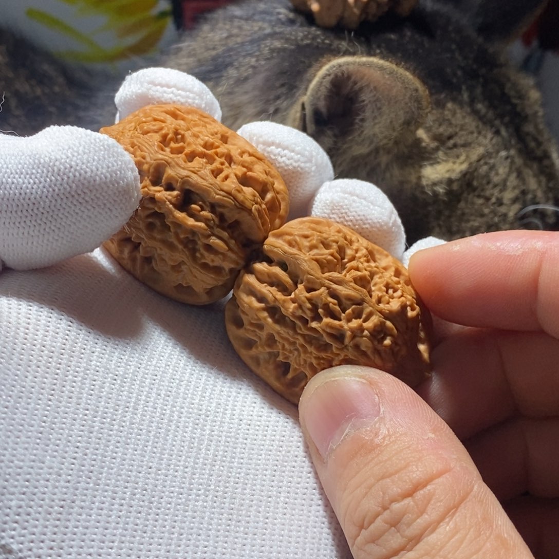 吊坠文玩核桃32西北将军