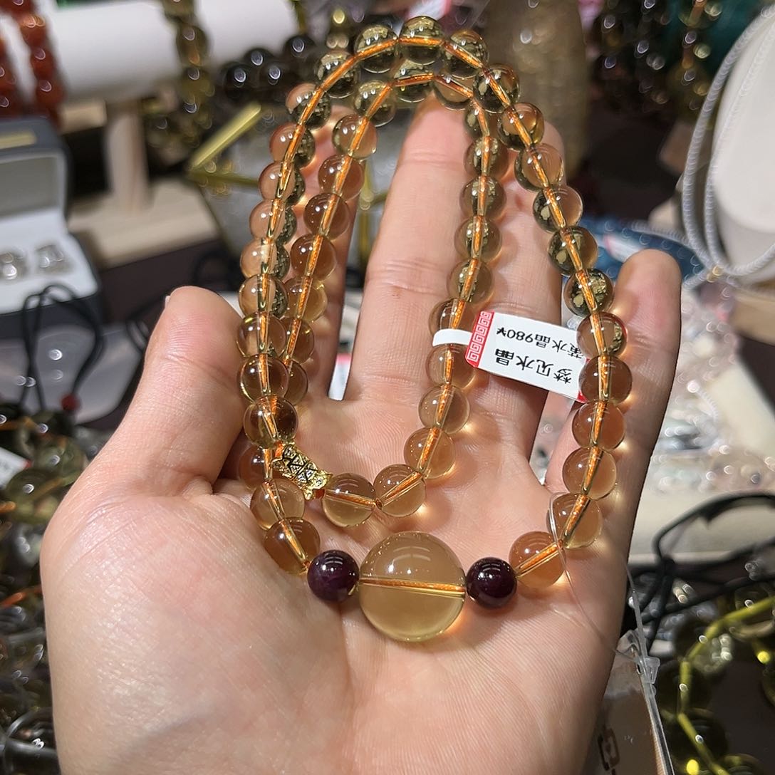 【闪购商品】水晶手链未镶嵌黄水晶