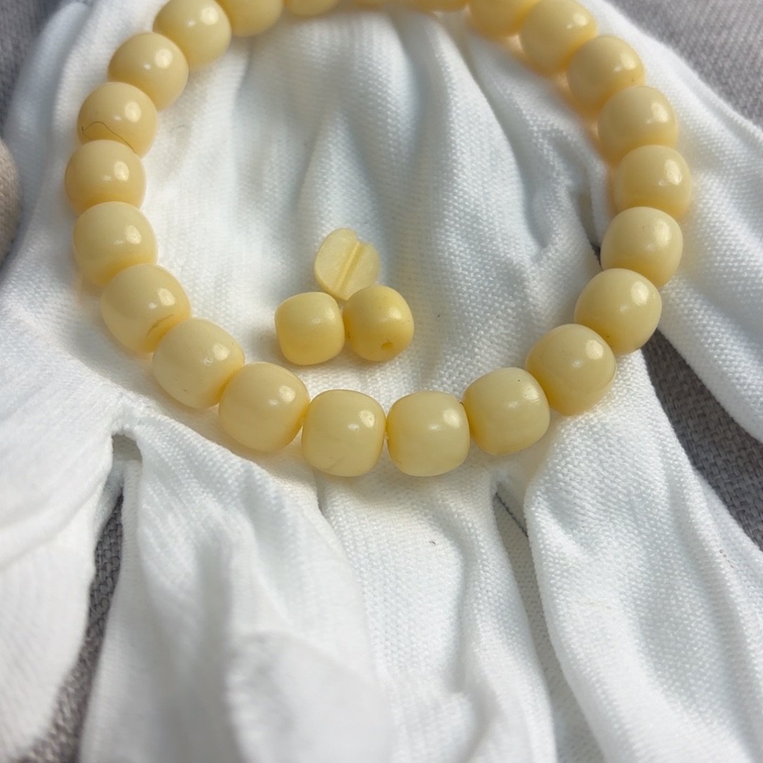 猪牙手串/手链骆驼牙