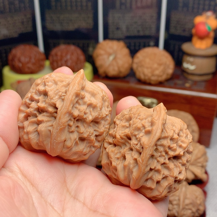 吊坠文玩核桃39全品马老四