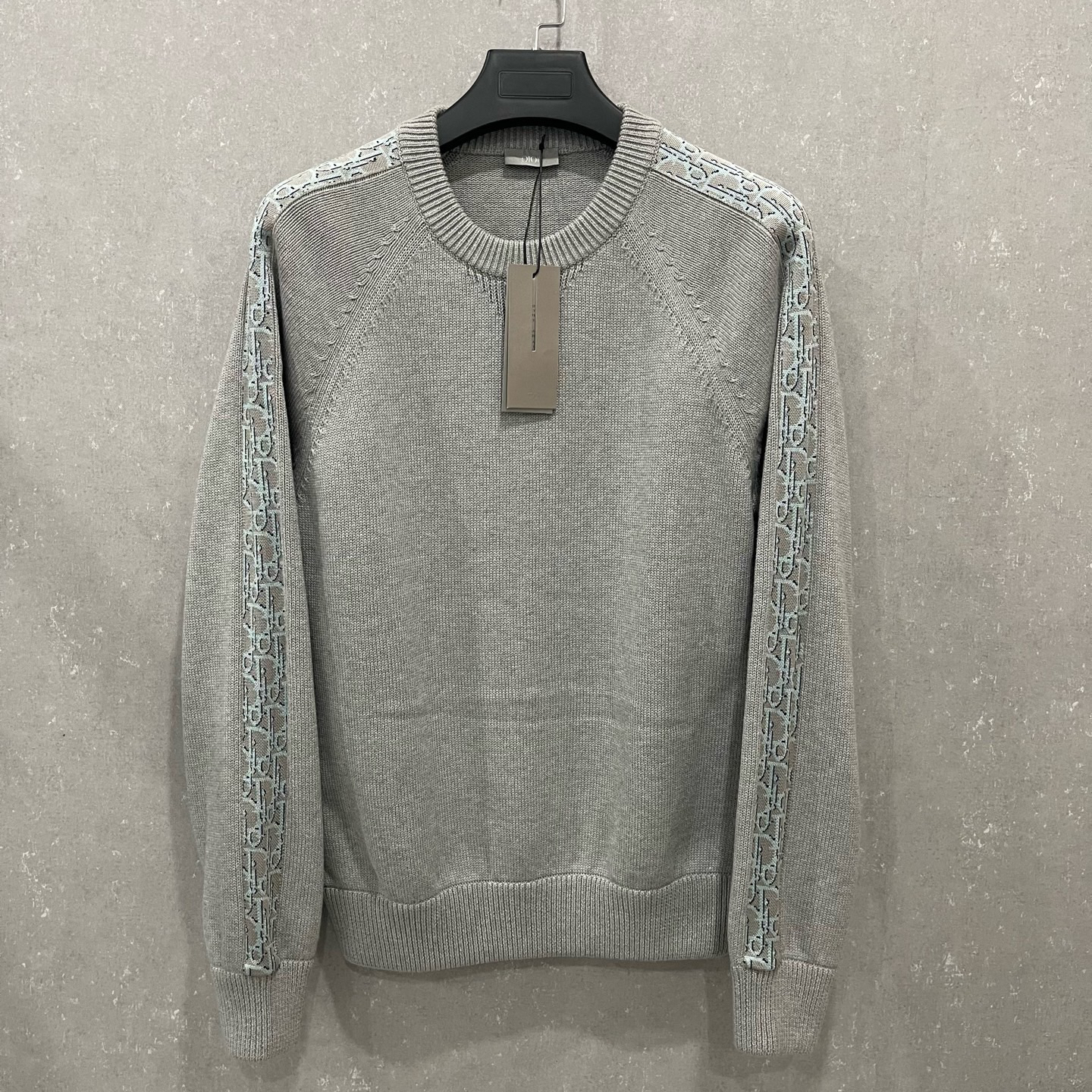 未使用 DIOR/迪奥 侧边老花毛衣S码/004235
