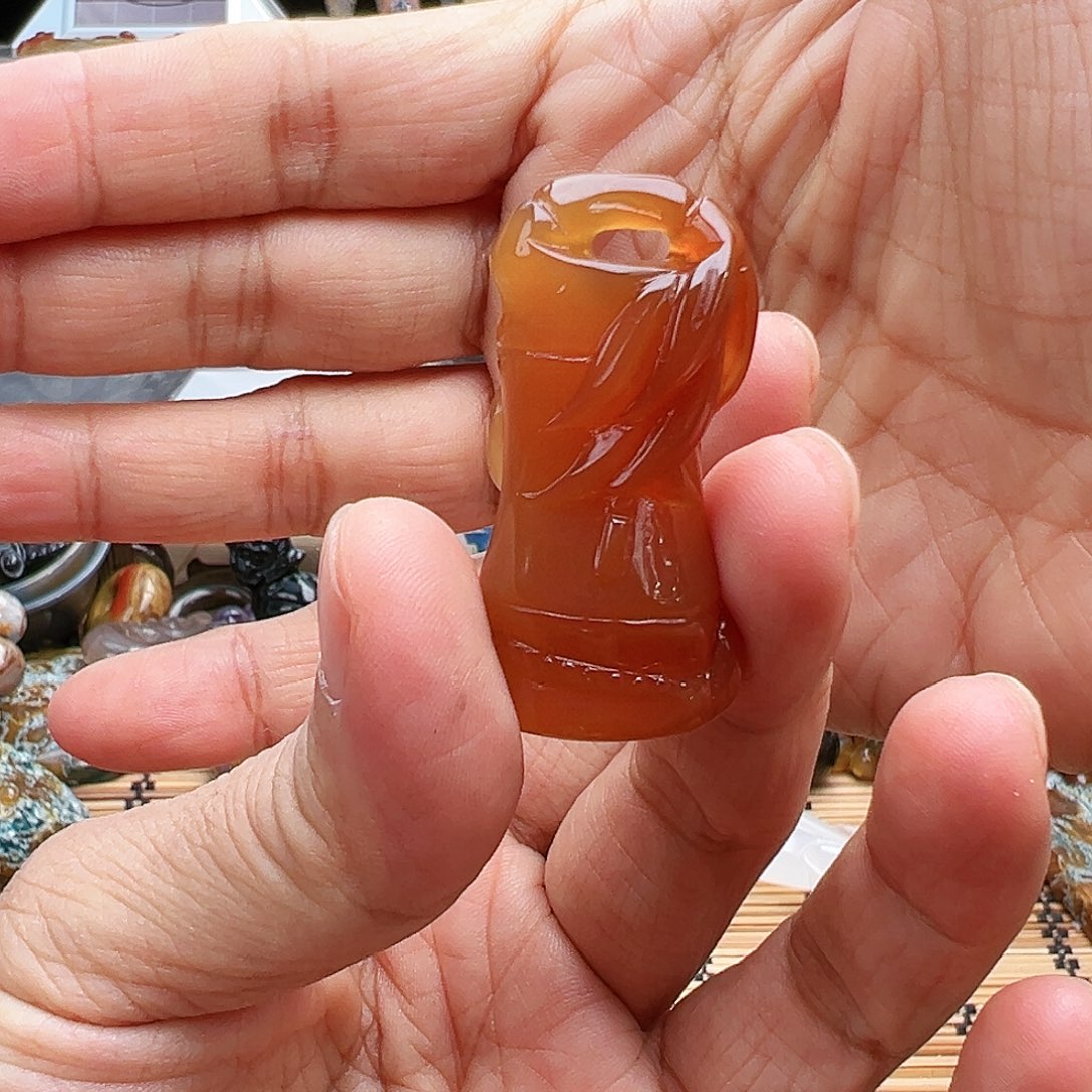 未镶嵌玛瑙/玉髓珠宝半成品