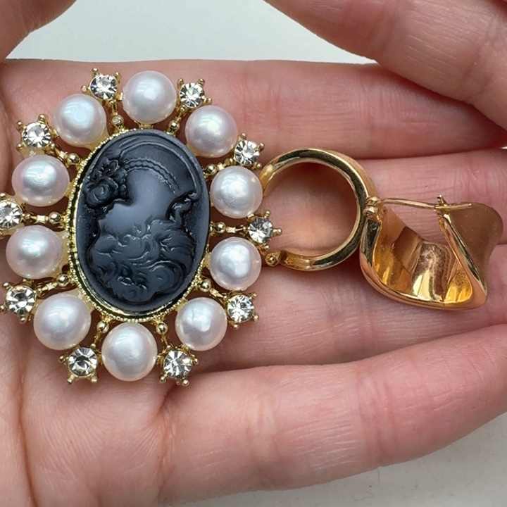 淡水珍珠耳饰未镶嵌