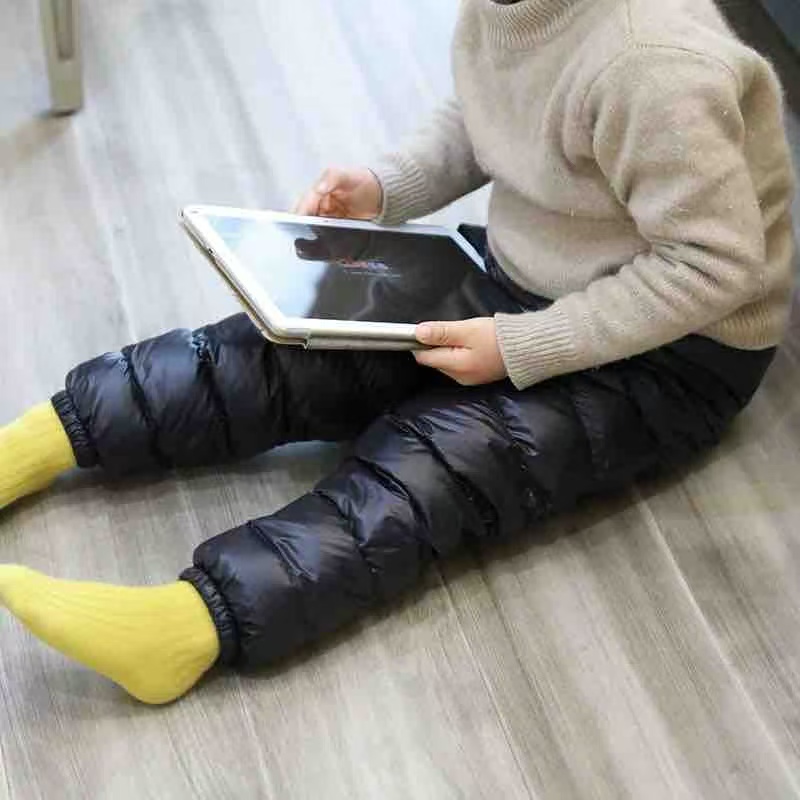 儿童保暖裤男童宝宝外穿加厚防风