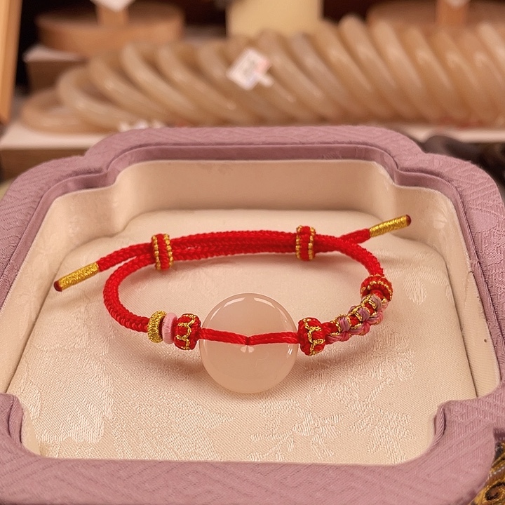 和田玉手绳未镶嵌