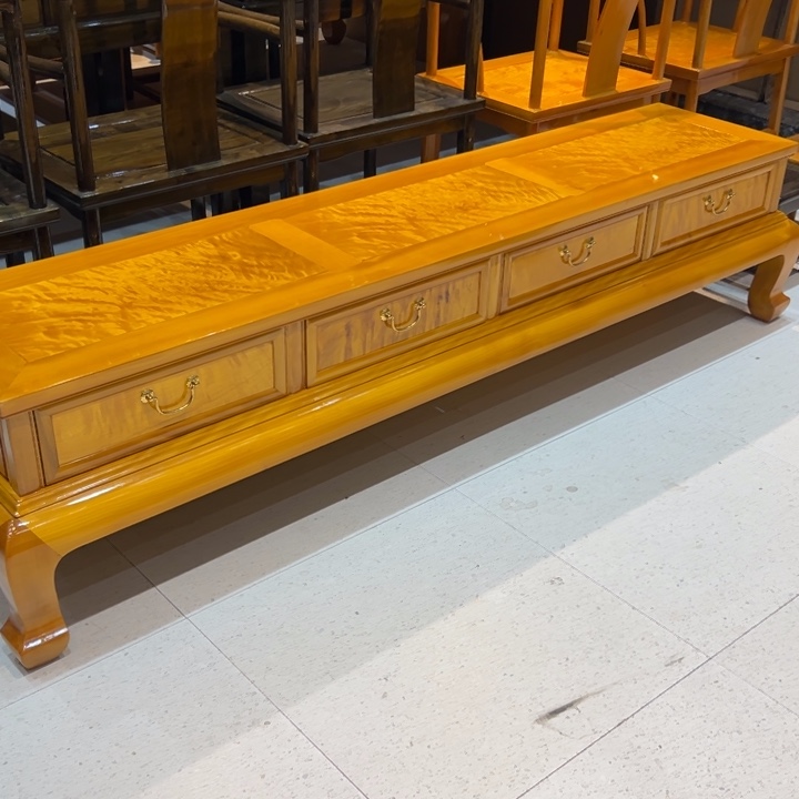 竹我***你金丝楠木2.2米电视柜