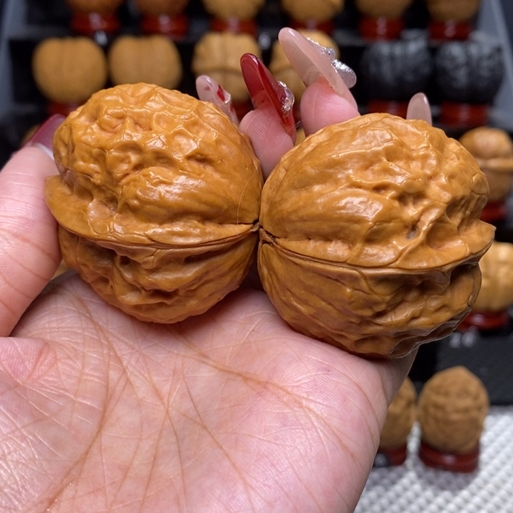 文玩核桃把件成*玄武金蟾9号46尺