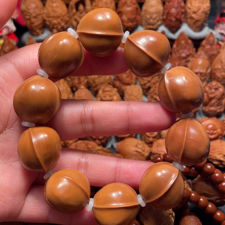 【闪购商品】橄榄核手串/手链鲨鱼背