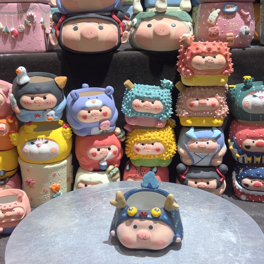 手工陶瓷多肉花盆微瑕