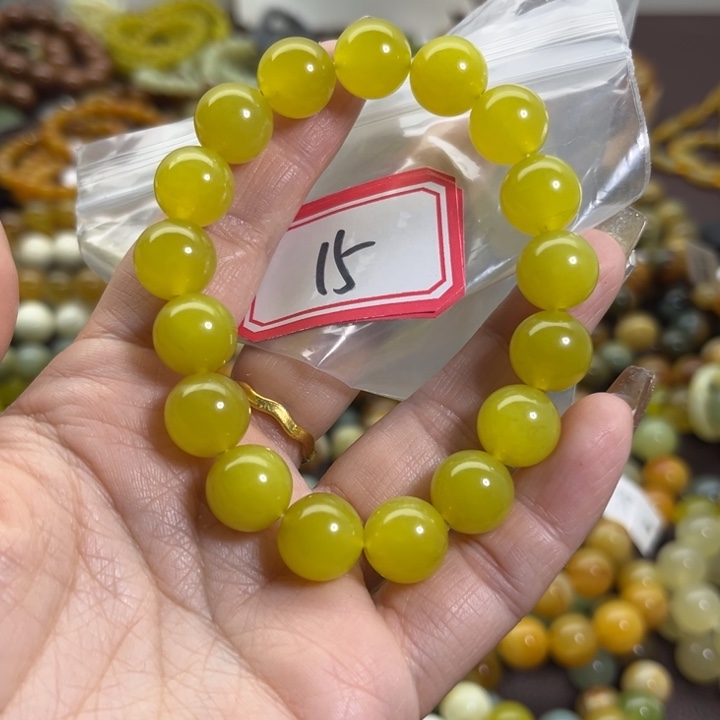 蛇纹石玉未镶嵌手链