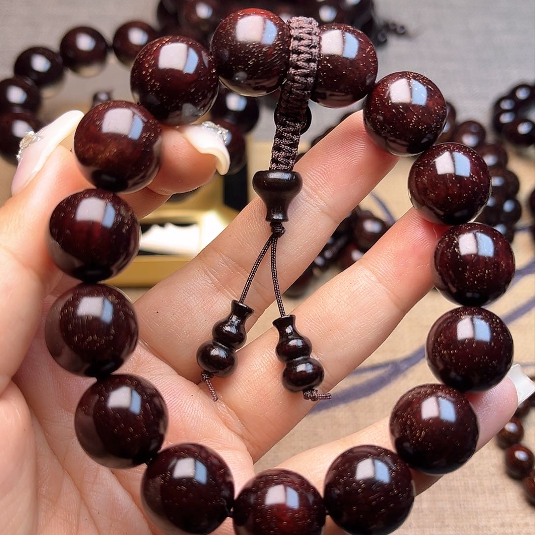 檀香紫檀（小叶紫檀）1.5 15颗细满星