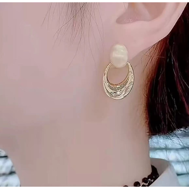 合金无非金属耳饰 仟伊合金第106 高端大气时尚简约百搭耳饰