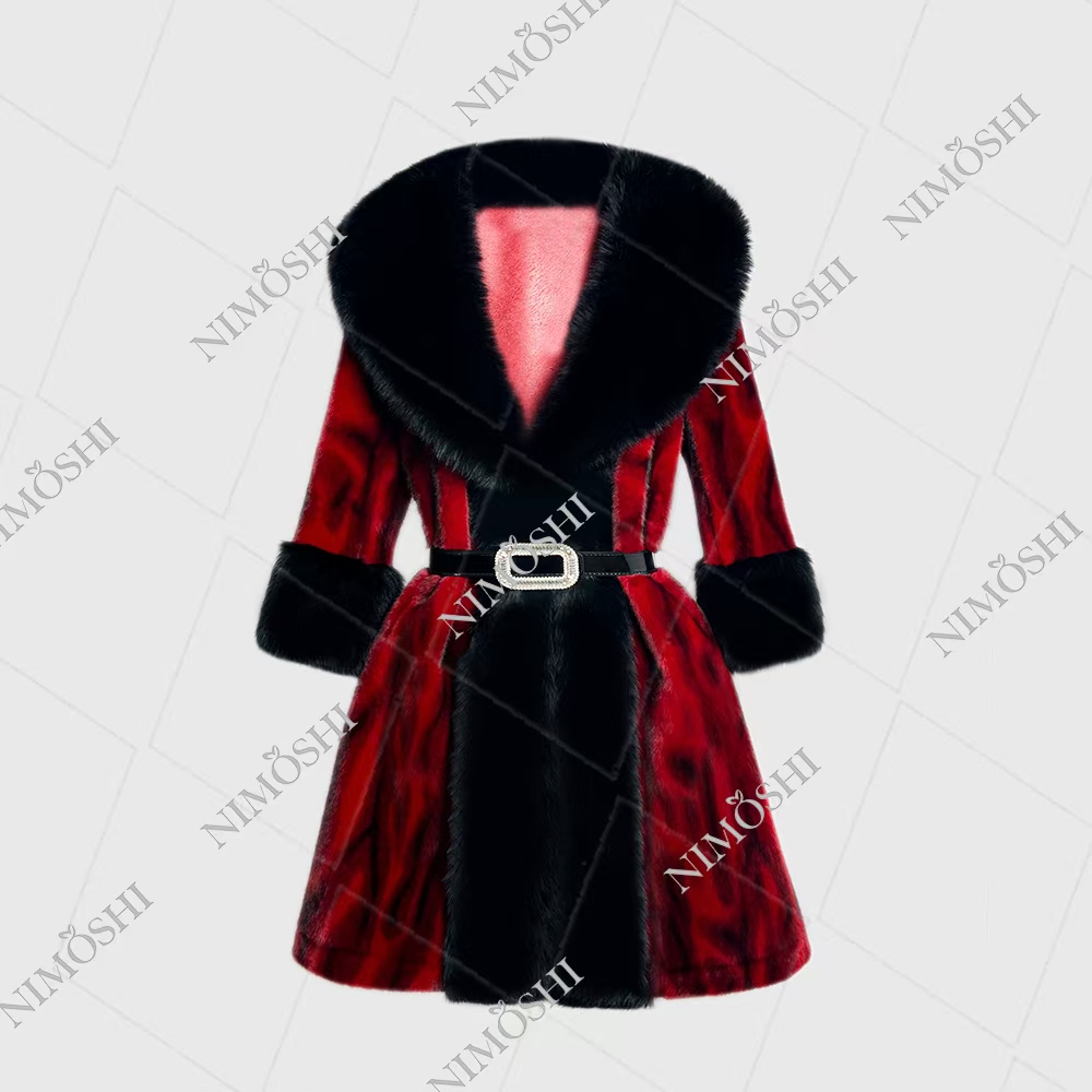 【丹丹】韩系中长款高级束腰收腰显瘦外套 L5144