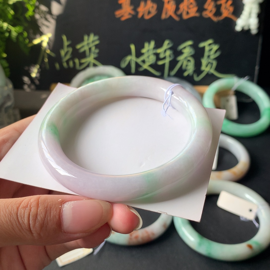 翡翠未镶嵌手镯25号60.4-10.6-10.1