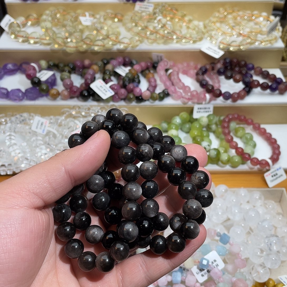 水晶手链未镶嵌银曜