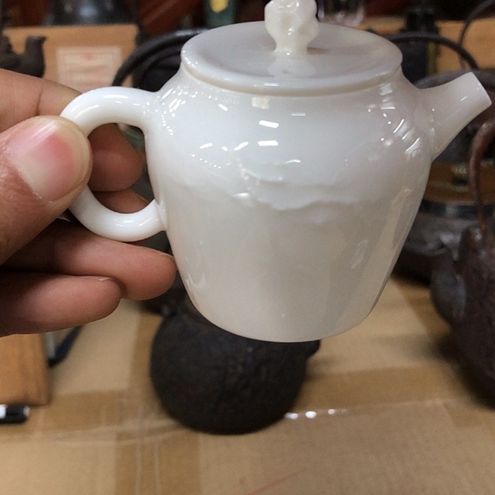 白瓷后手壶听雨堂严选