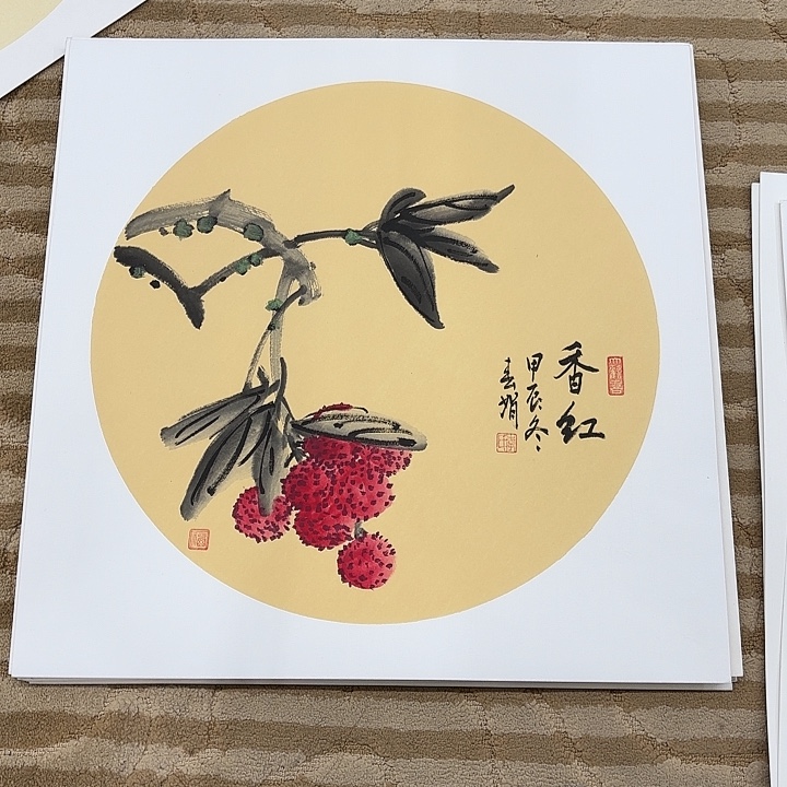 国画花鸟的翅膀和羽毛的50.50