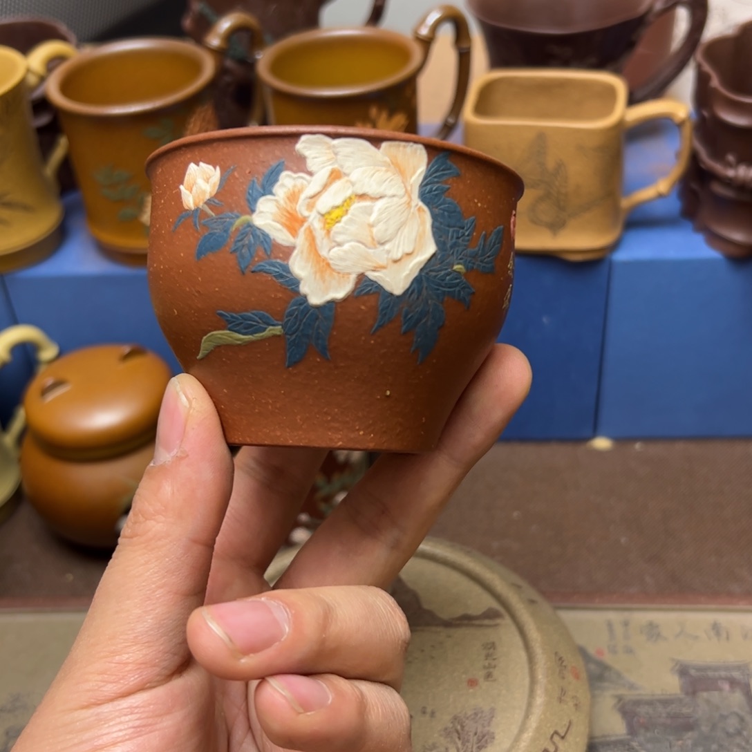 紫砂茶杯紫砂主人杯