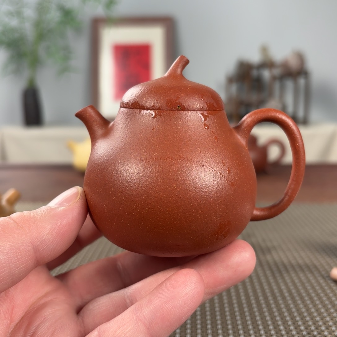 紫砂茶壶众*微瑕黄龙山原矿紫砂壶