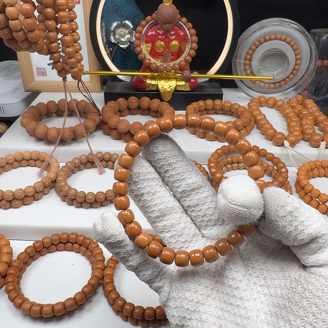 再***把猴头核桃手串猴头道珠8.1 脖挂