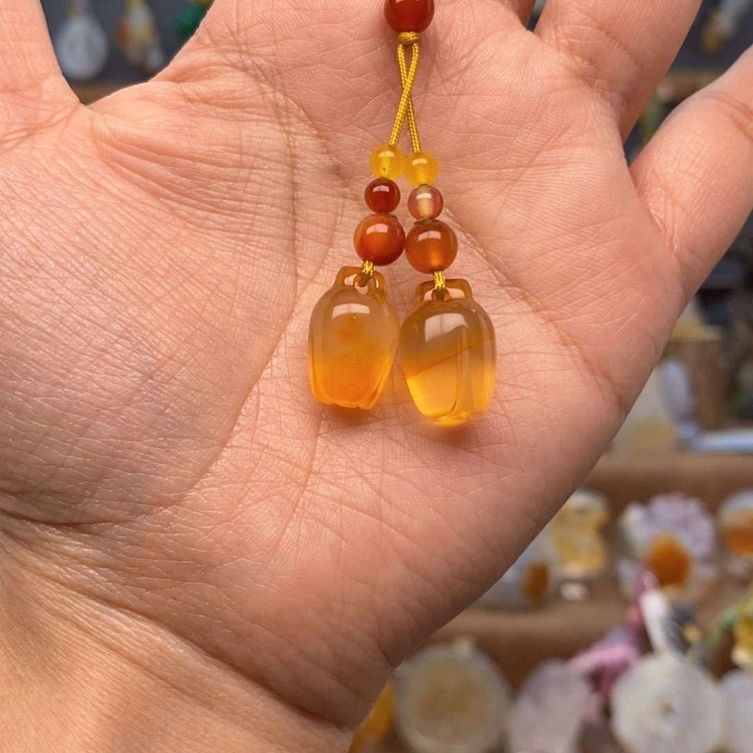 玛瑙/玉髓车挂未镶嵌