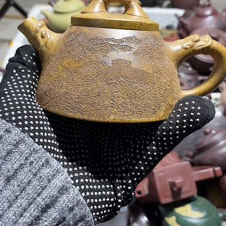 紫砂茶壶晃盖流口水