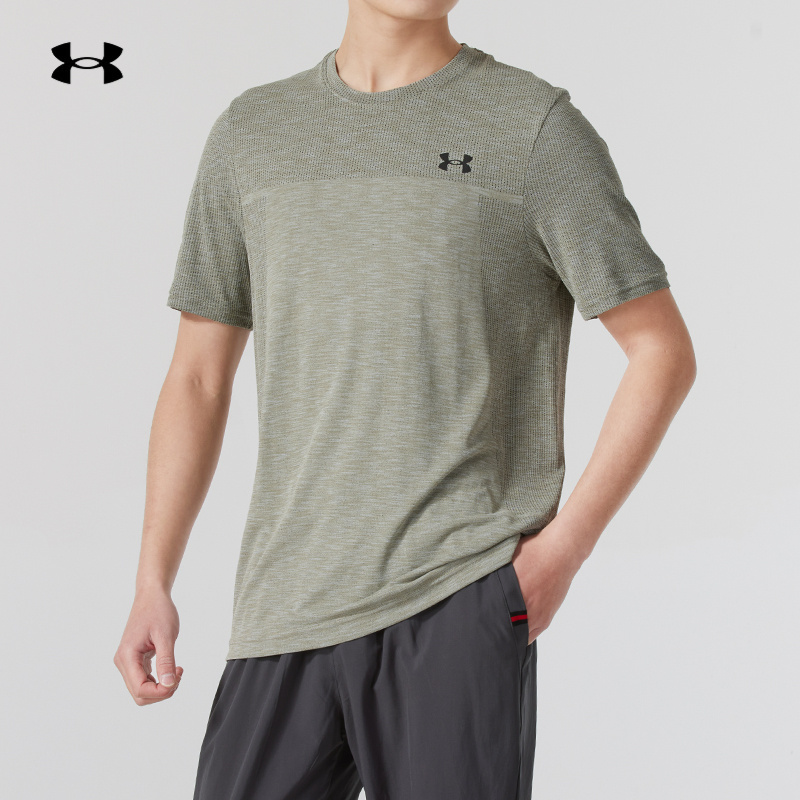 【正品】UA安德玛短袖男装新款休闲透气上衣跑步运动训练服1359870