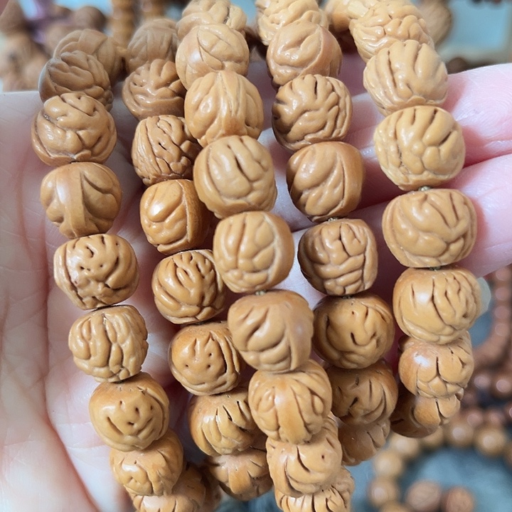 悟***生核桃手串/手链精品桃枭小籽脖挂