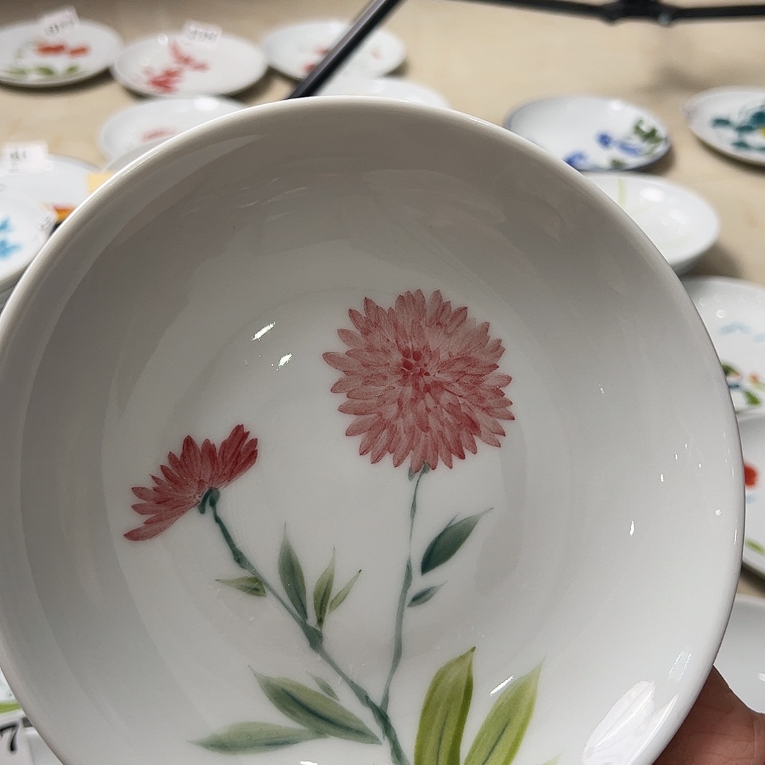 瓷片景德镇陶瓷手工手绘制作