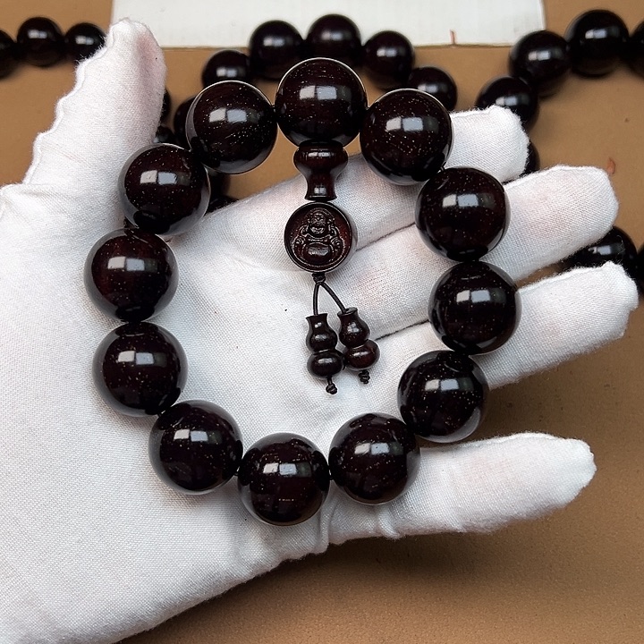 小叶紫檀手串/手链2.0*12 满星