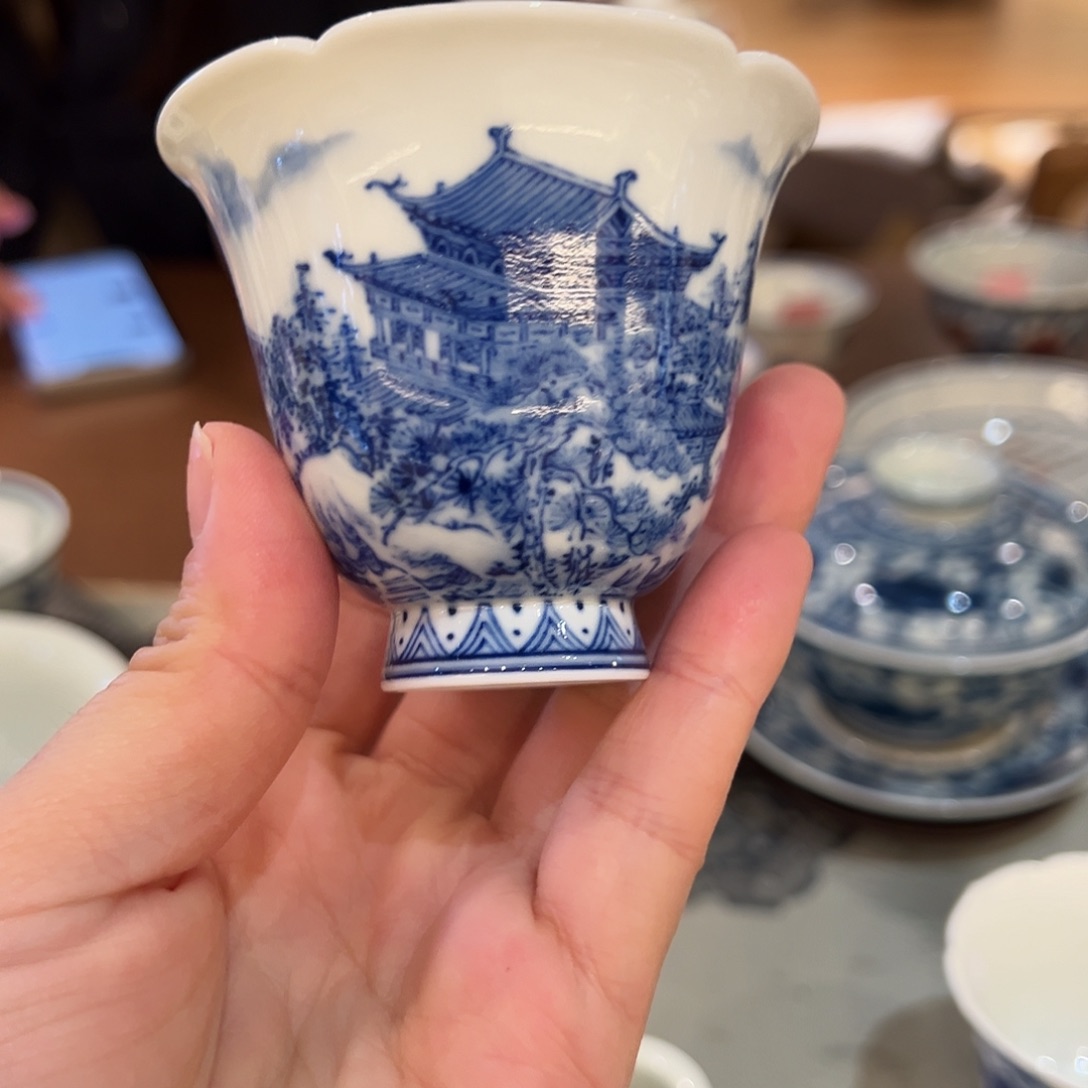 小**?微瑕臻玉古坊原矿釉里红